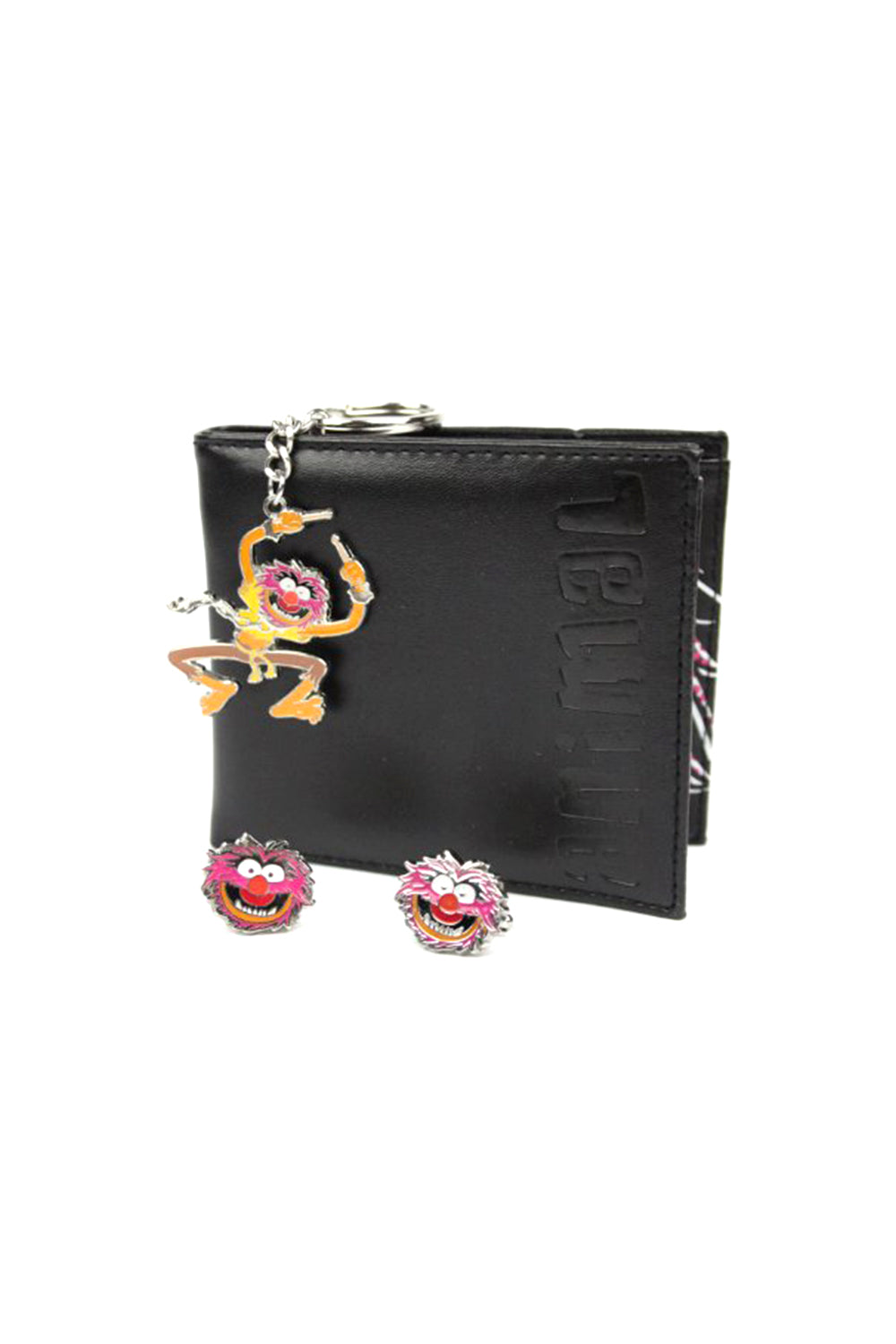 The Muppets Animal Wallet, Cufflink and Keychain Set