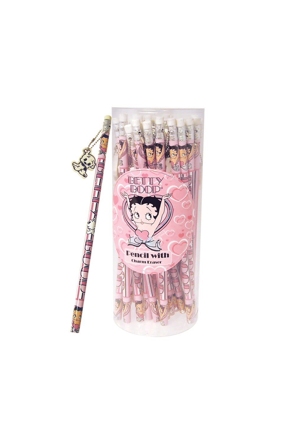 Betty Boop Pink Pencil with Eraser Set of 30