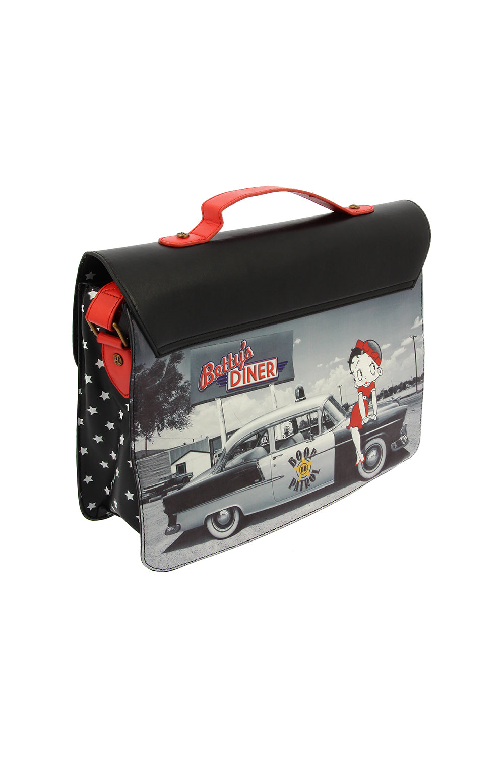 Betty Boop Police Satchel Bag