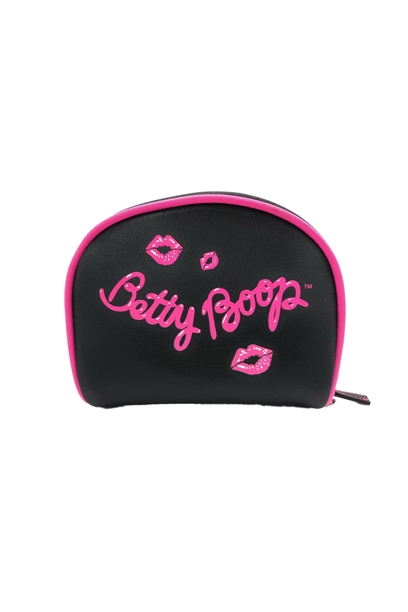 Betty Boop Stepping Out Deluxe Cosmetic Case with Zip Charm