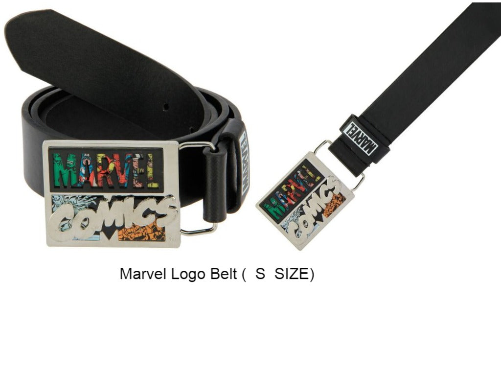 Marvel Deluxe PU Leather Belt With Marvel LOGO Buckle