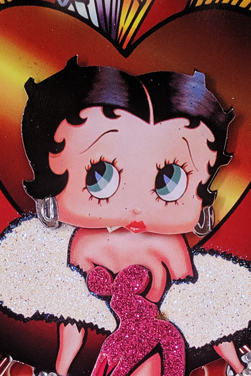 Betty Boop Decoupage Blank Greetings Card (3D)4