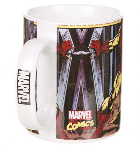 Marvel Comic Close Up Iron Man Ceramic Mug