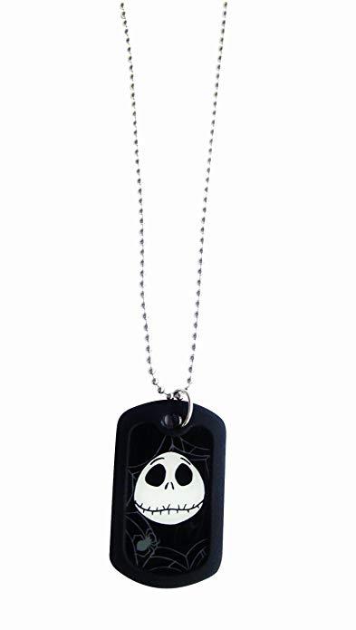 Jack is a Disney’s Night before Christmas Dog Tag. This is a lovely iron ball chain and pendant with Night before Christmas design which glows in the dark. This chain and pendant set is made of chrome. Exclusively Available at Reliance Gifts www.reliancegifts.co.uk.