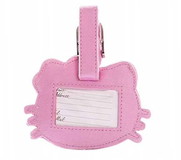 Hello Kitty Pink Passport Holder and Luggage Tag Set With Gift Box It has a print of Hello Kitty face and Hello Kitty written on the pink polka dot top, the back side is also the same pink polka dot .Exclusively Available at Reliance Gifts www.reliancegifts.co.uk