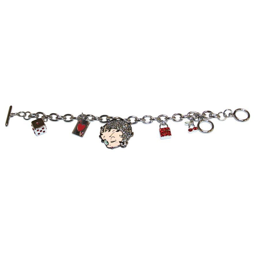 Betty Boop Winking Charm Bracelet