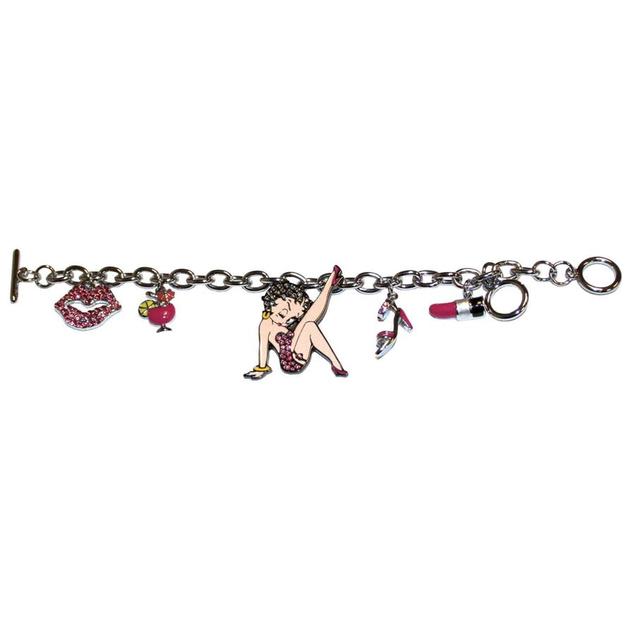 Betty Boop Stepping Out Charm Bracelet