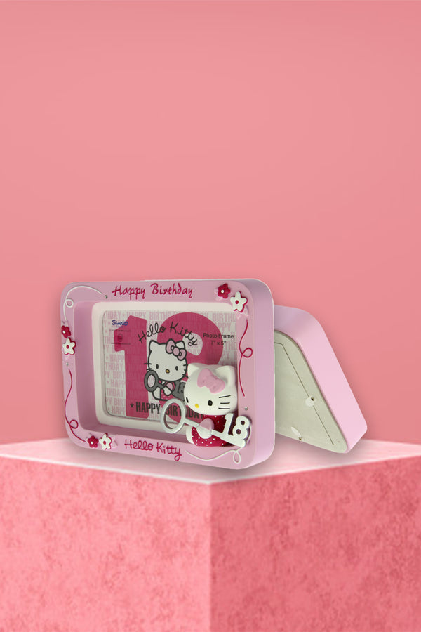 Hello Kitty "18th BIRTHDAY " Ceramic Photo Frame