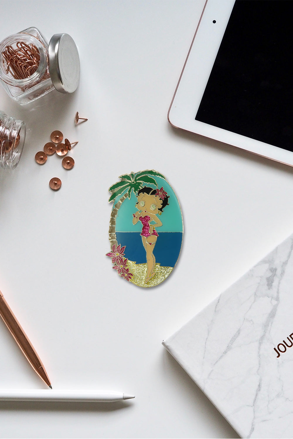 Betty Boop Lapel Pin(Paradise,Swimsuit)