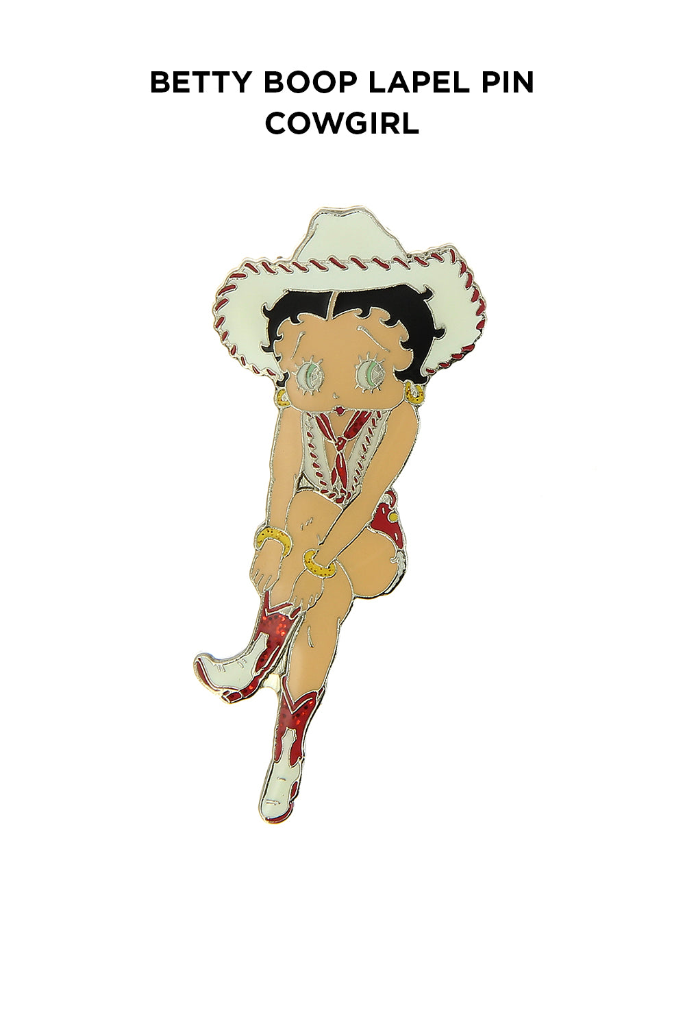 Betty Boop Lapel Pin Cowgirl