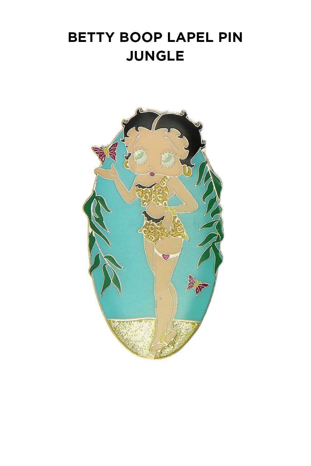 Betty Boop Lapel Pin - Jungle