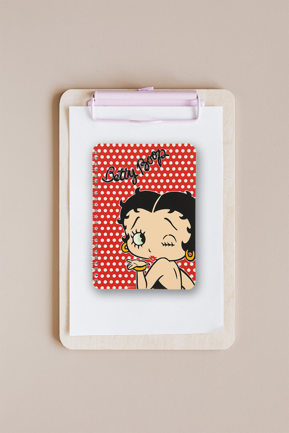 Betty Boop A5 (9X6) Spiral Notebook –Journal