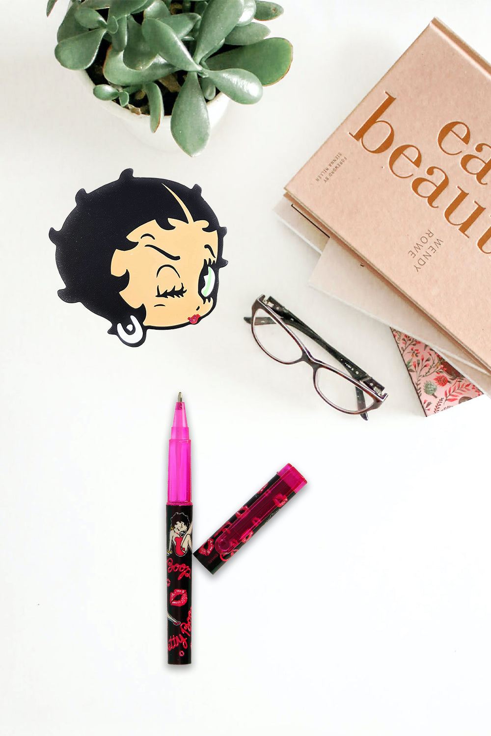 Betty Boop Stepping Out Pen & Sticky Pad