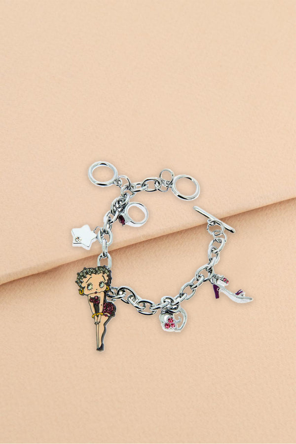 Betty Boop Star Struck Charm Bracelet