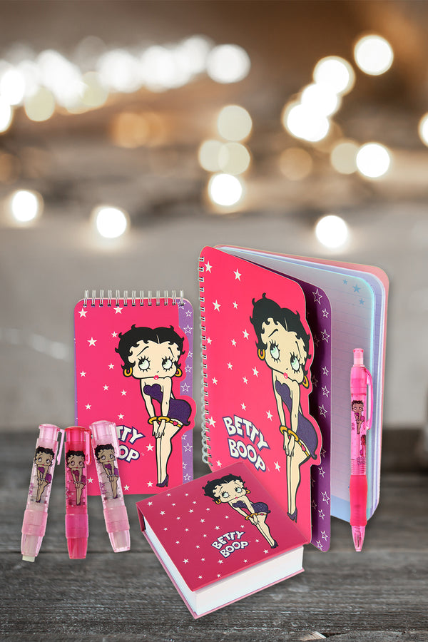 Betty Boop Star Stuck Writing Stationery Gift Set