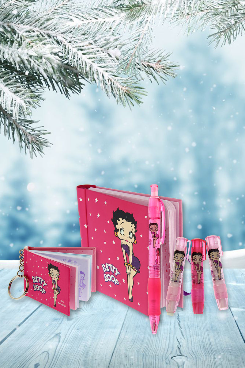 Betty Boop Star Stuck Address Book Gift Set