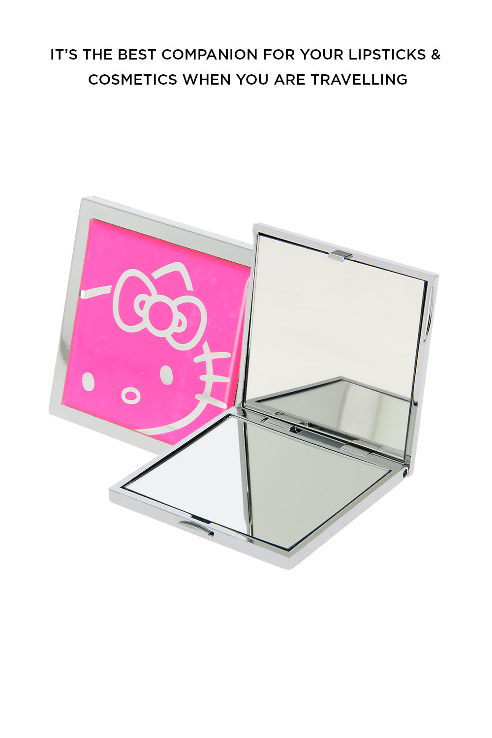 Hello Kitty Compact mirror-Pinky Pink