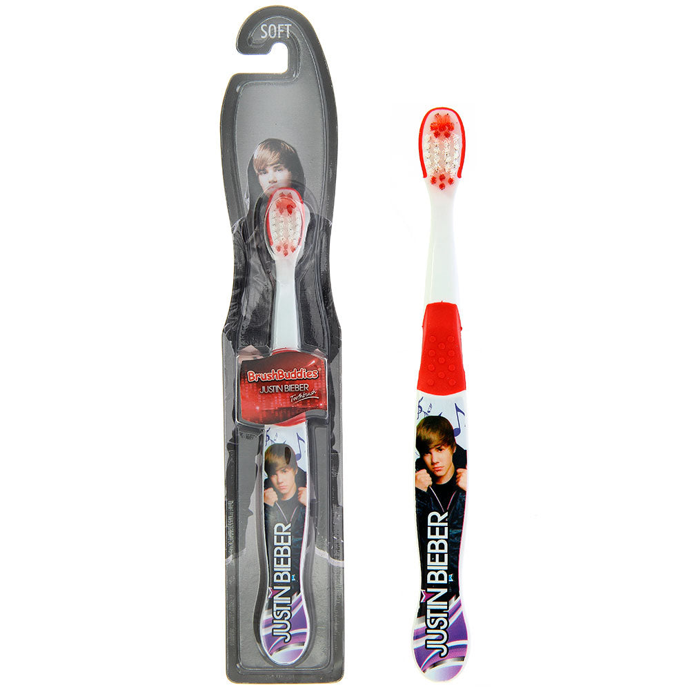 Justin Bieber Kids Red Manual Toothbrush