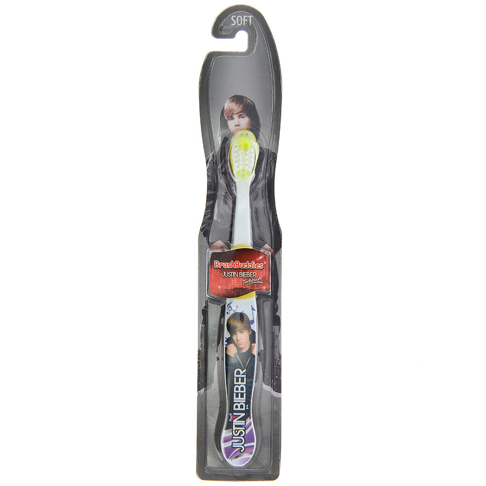 Justin Bieber Kids Yellow Manual Toothbrush