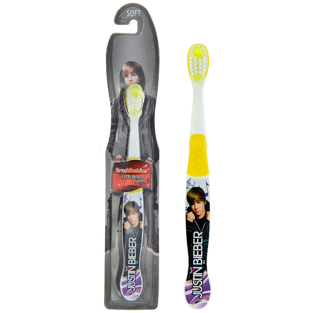 Justin Bieber Kids Yellow Manual Toothbrush