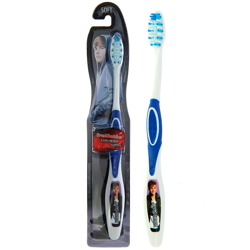 Brush Buddies Justin Bieber Manual Toothbrush-Blue