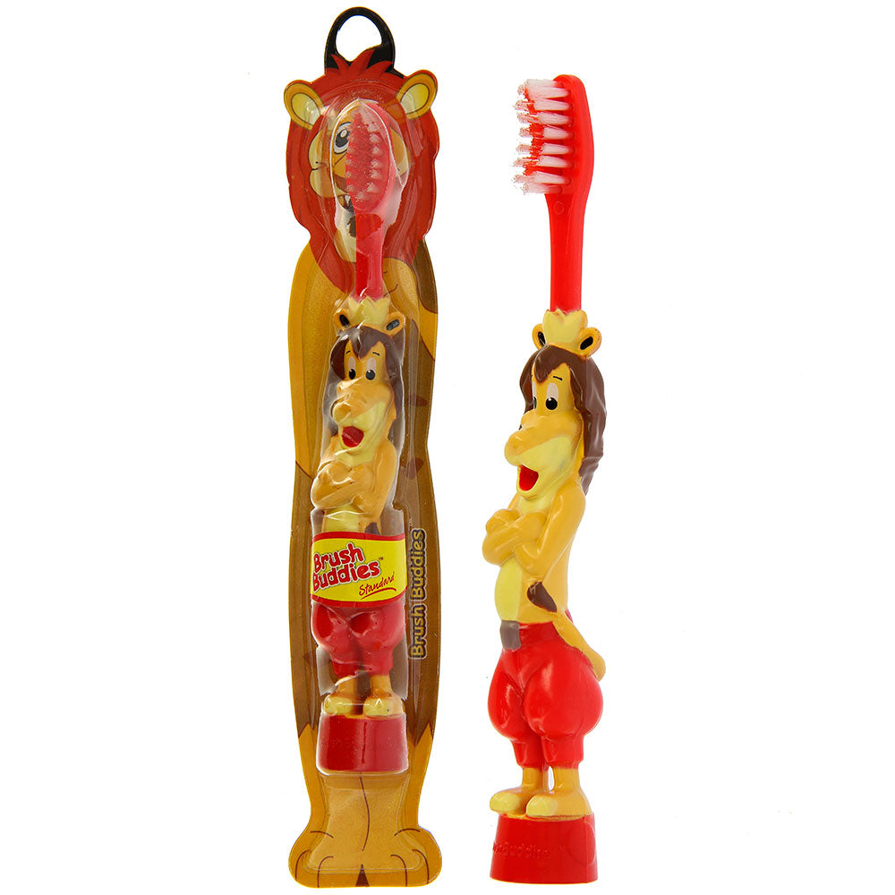 Brush Buddies Stand-in Leo (Lion) Toothbrush- Red