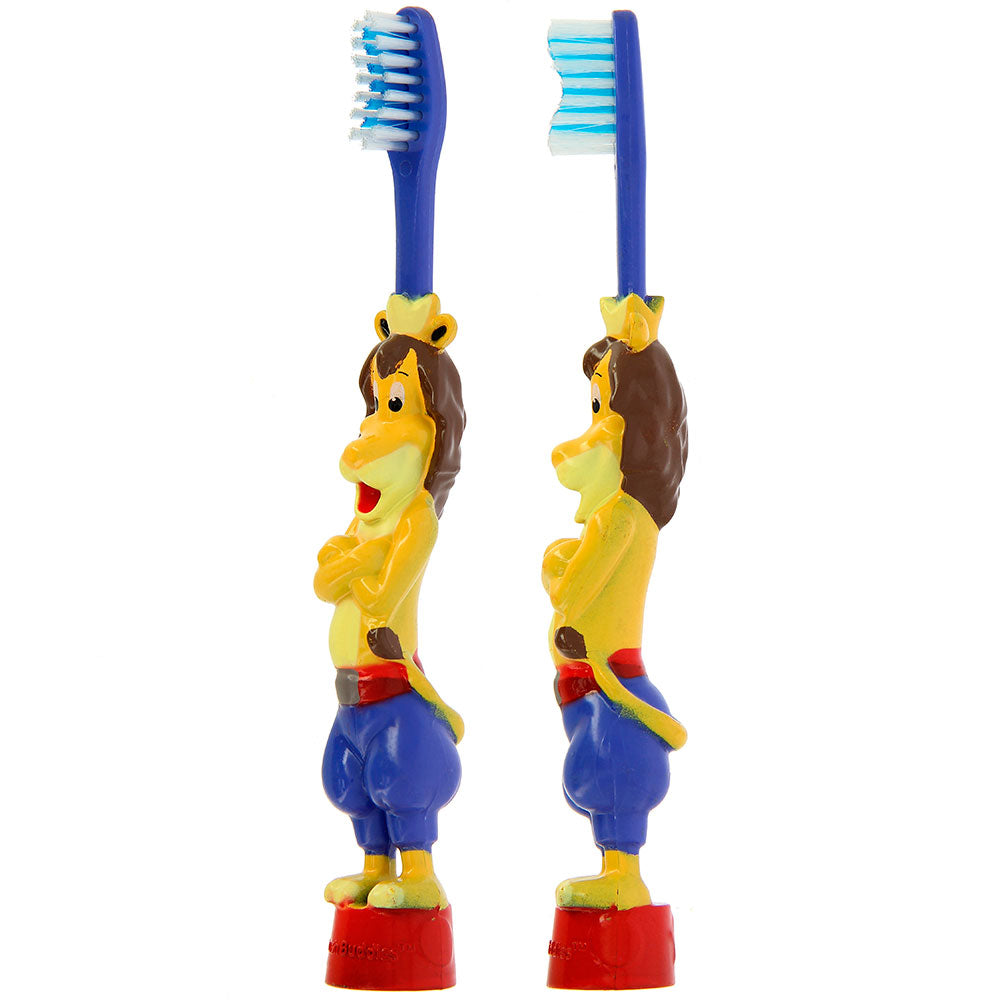 Brush Buddies Stand-in Leo (Lion) Toothbrush- Blue