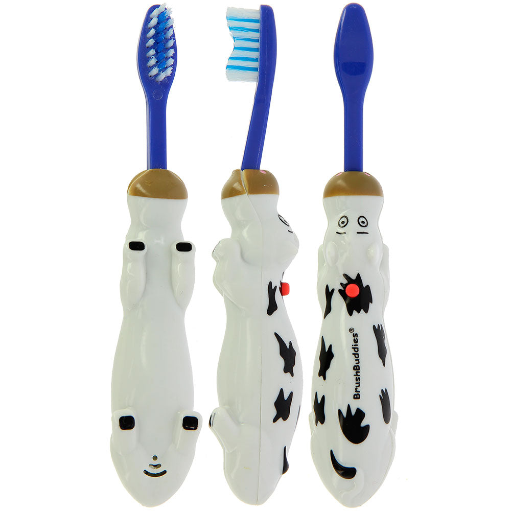 Brush Buddies Talkin Moo Reece (Cow)Toothbrush -Blue