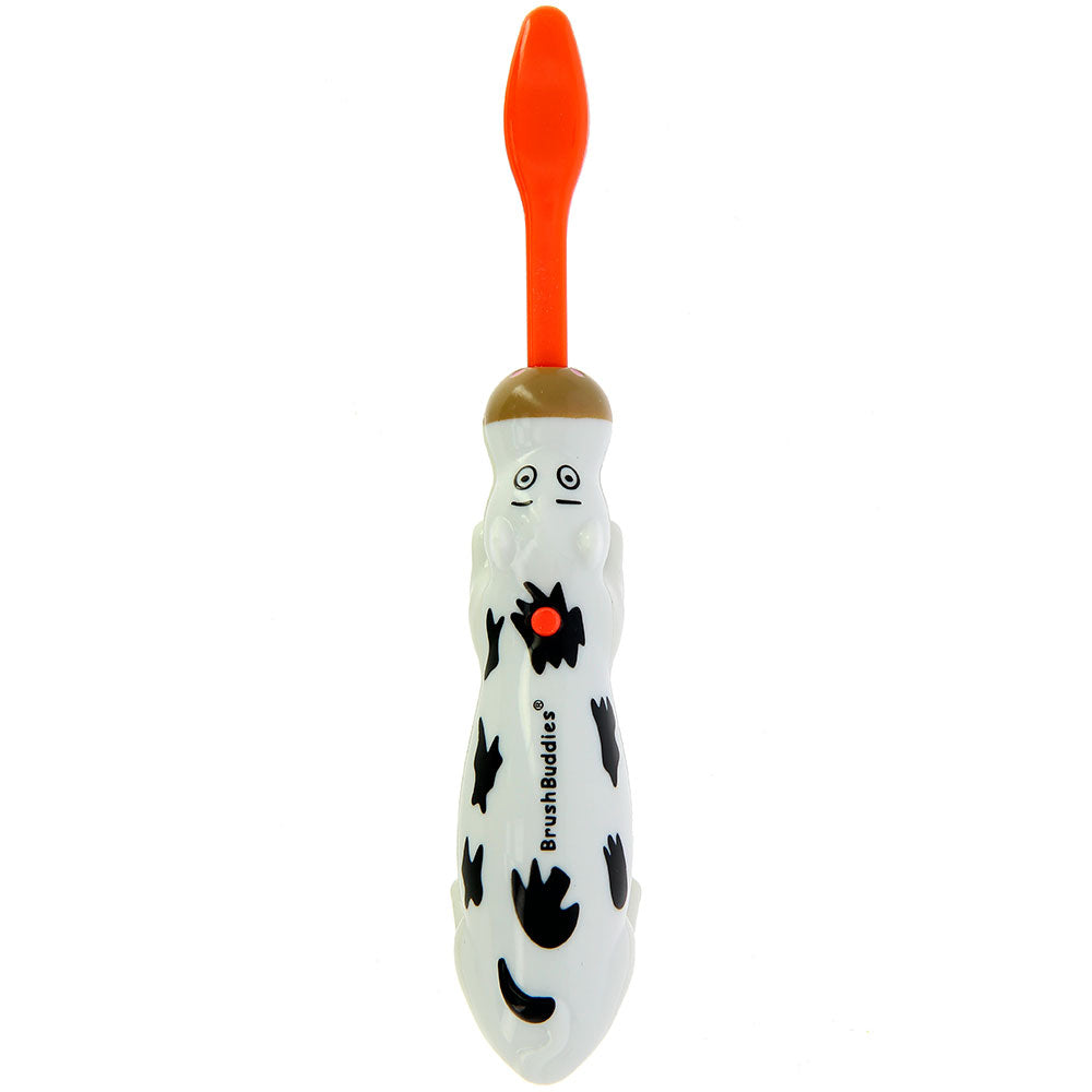 Brush Buddies Talkin Moo Reece (Cow)Toothbrush -Orange