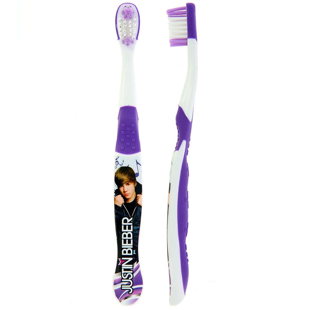 Justin Bieber Kids Purple Manual Toothbrush