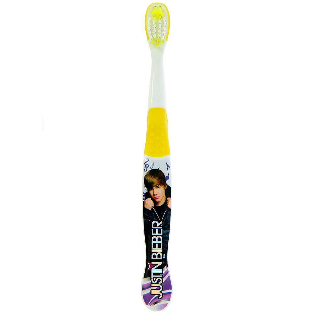 Justin Bieber Kids Yellow Manual Toothbrush