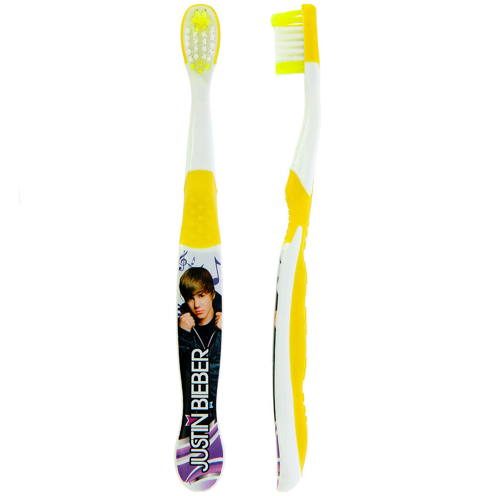 Justin Bieber Kids Yellow Manual Toothbrush