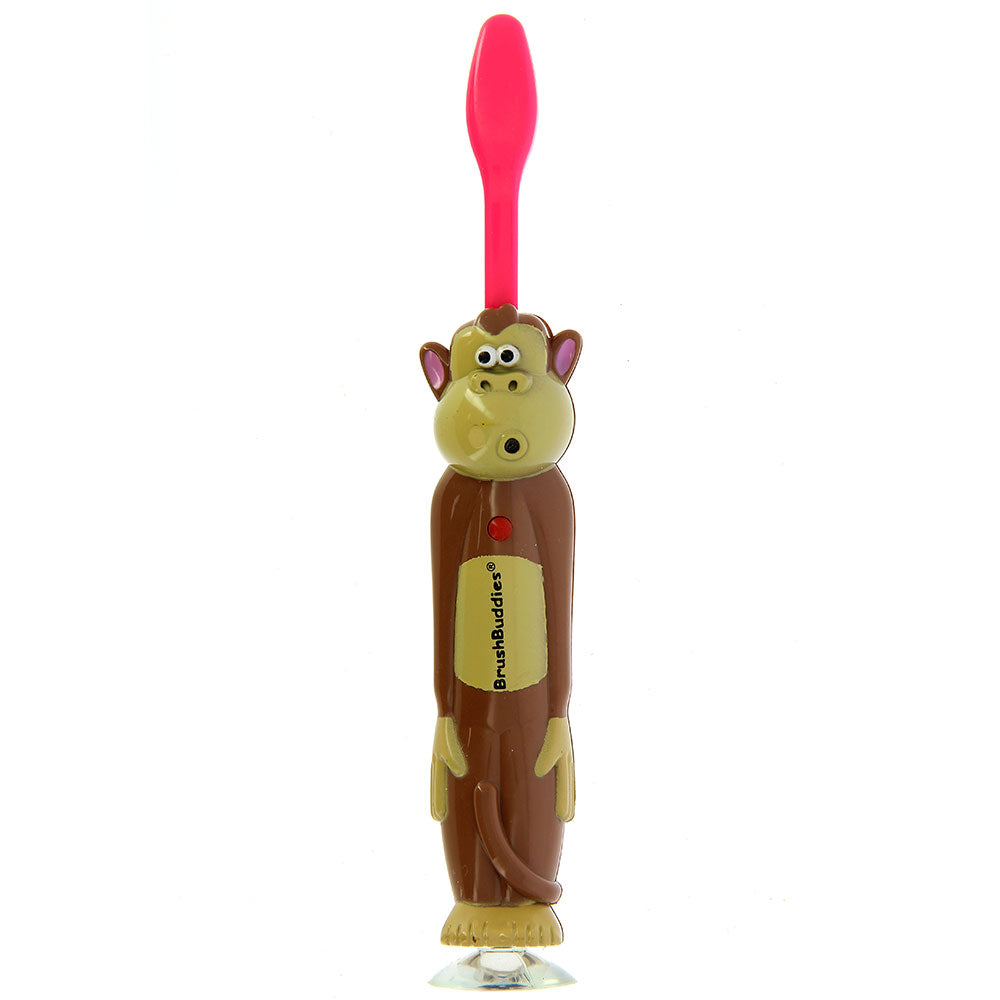 Brush Buddies Talkin' Toothbrush - Swingin Sammy (Monkey) -Pink