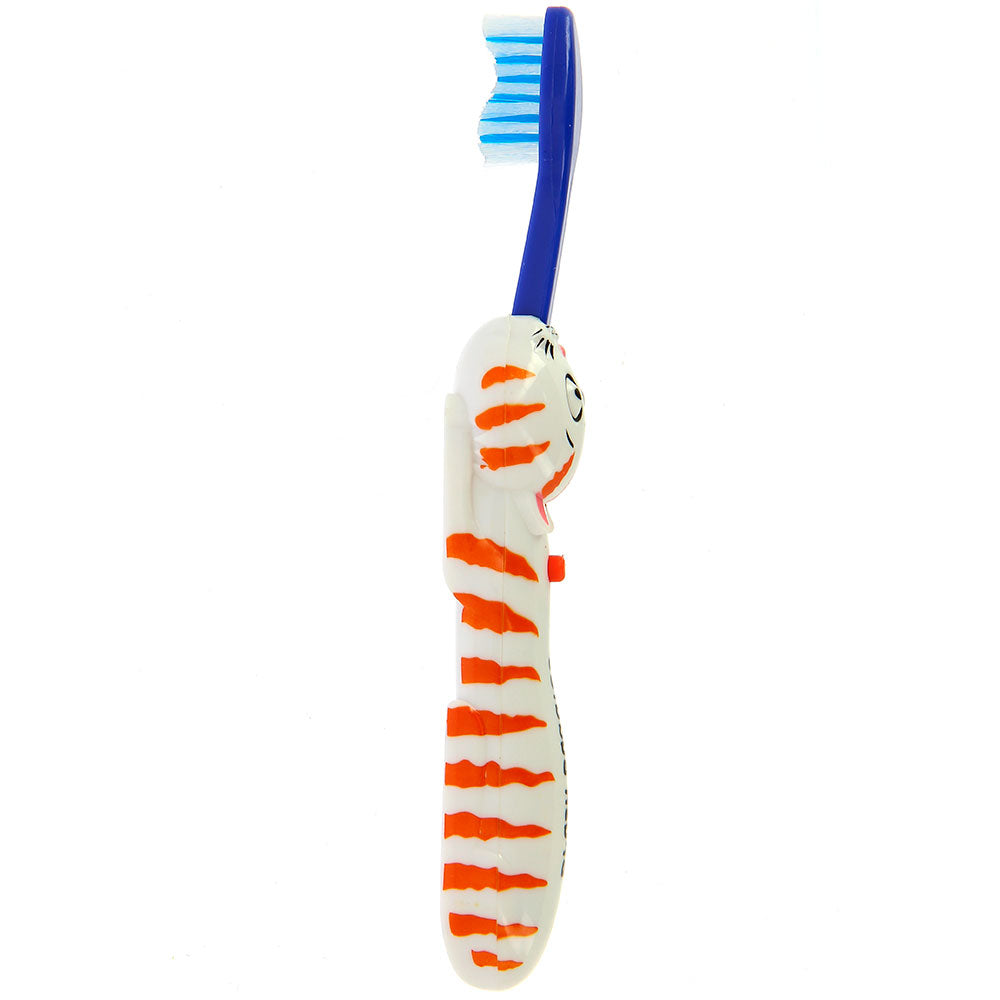 Brush Buddies Talkin Wanda Whiskers (Cat) Toothbrush - Blue