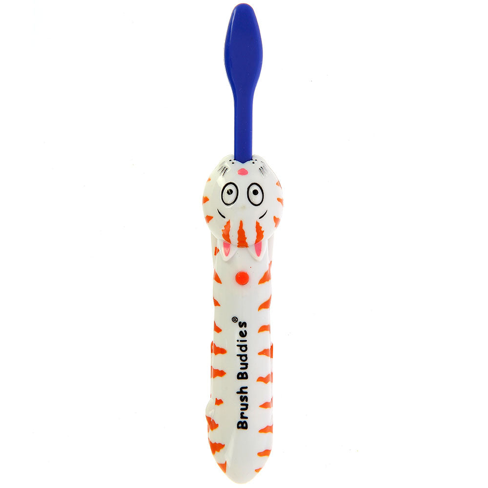 Brush Buddies Talkin Wanda Whiskers (Cat) Toothbrush - Blue