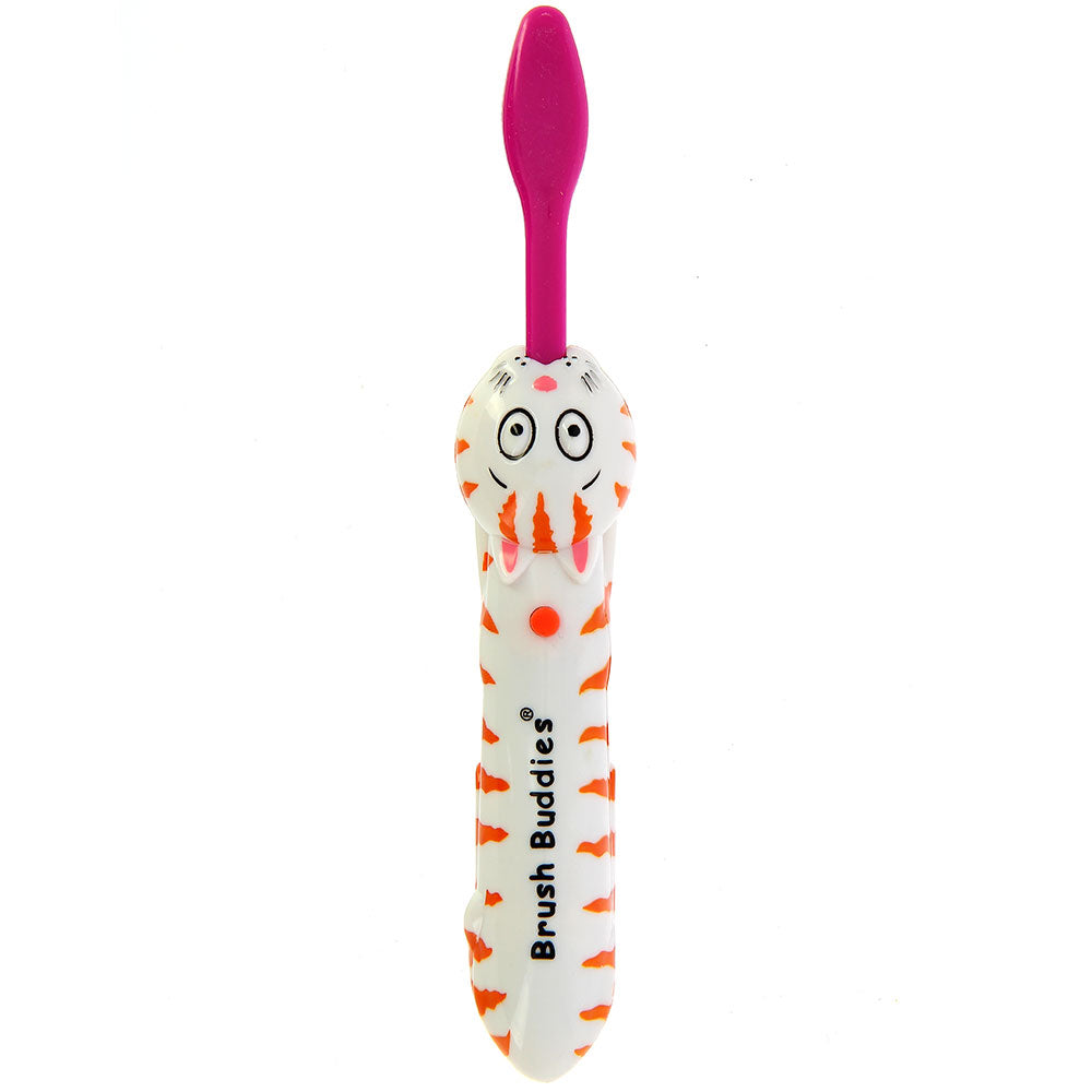 Brush Buddies Talkin Wanda Whiskers (Cat) Toothbrush - Pink