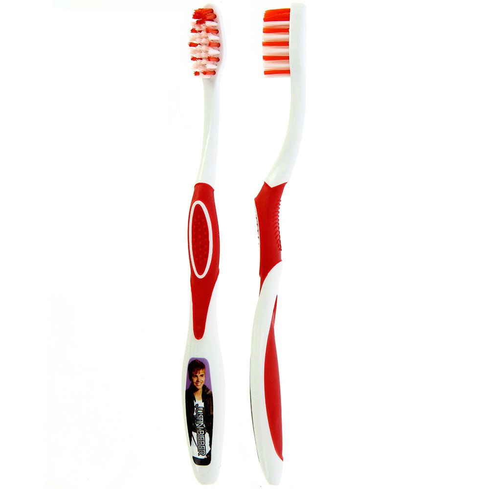 Brush Buddies Justin Bieber Manual Toothbrush-Red