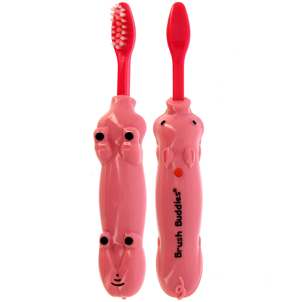 Brush Buddies Talkin Priscilla Piggles (Pig)Toothbrush- Red