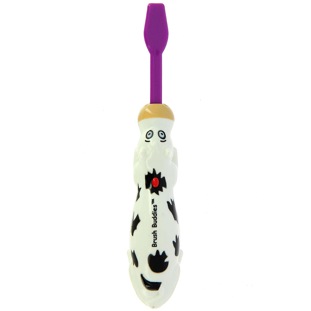 Brush Buddies Talkin Moo Reece (Cow)Toothbrush -Purple