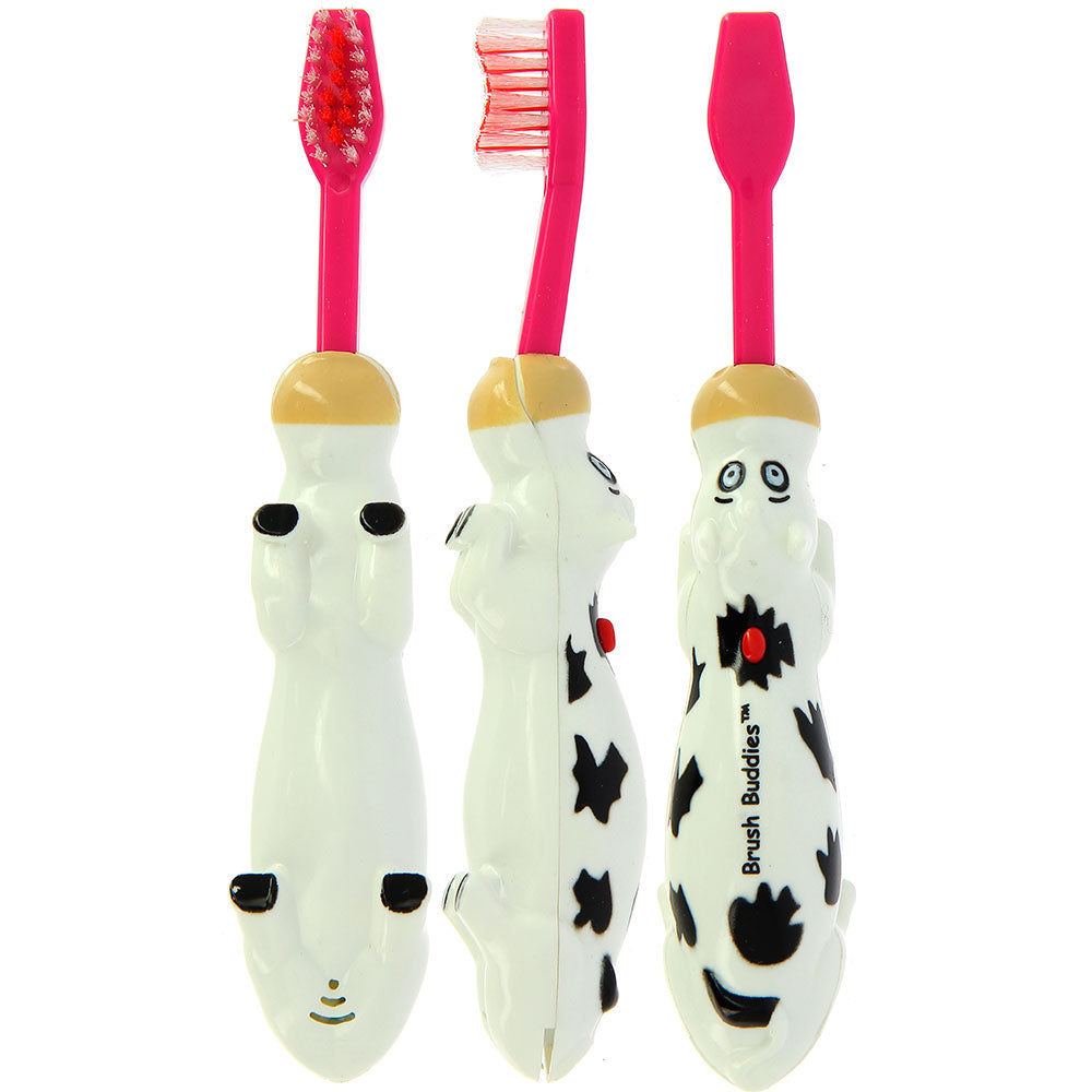 Brush Buddies Talkin Moo Reece (Cow)Toothbrush -Red