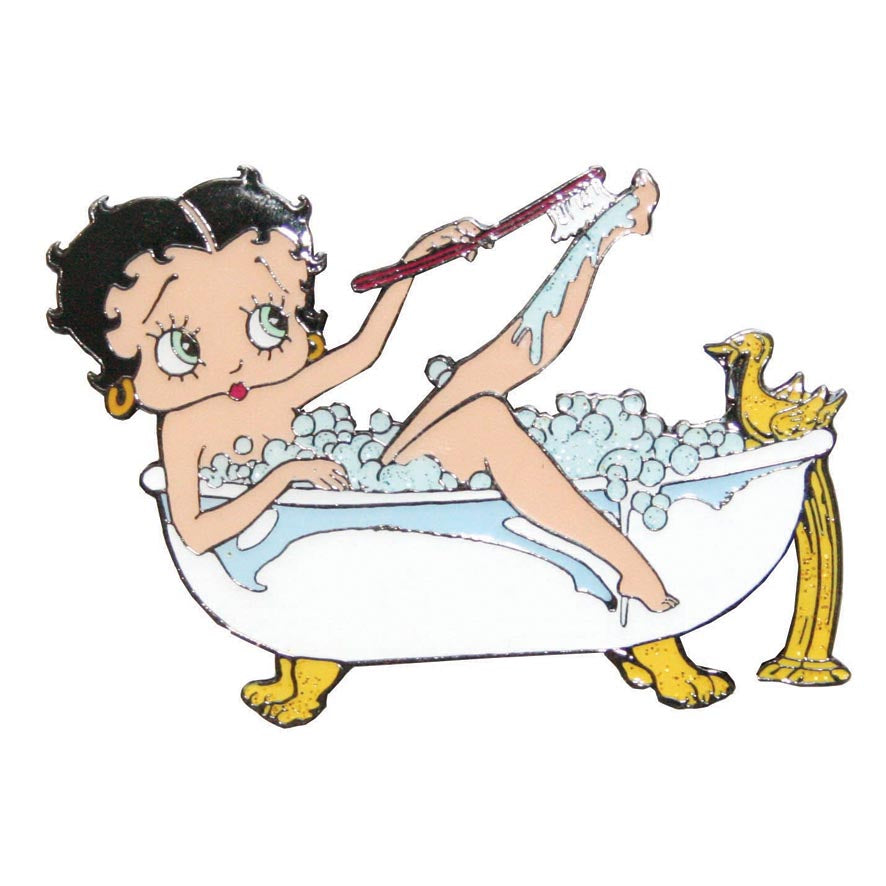 Betty Boop Lapel Pin Bubble Bath