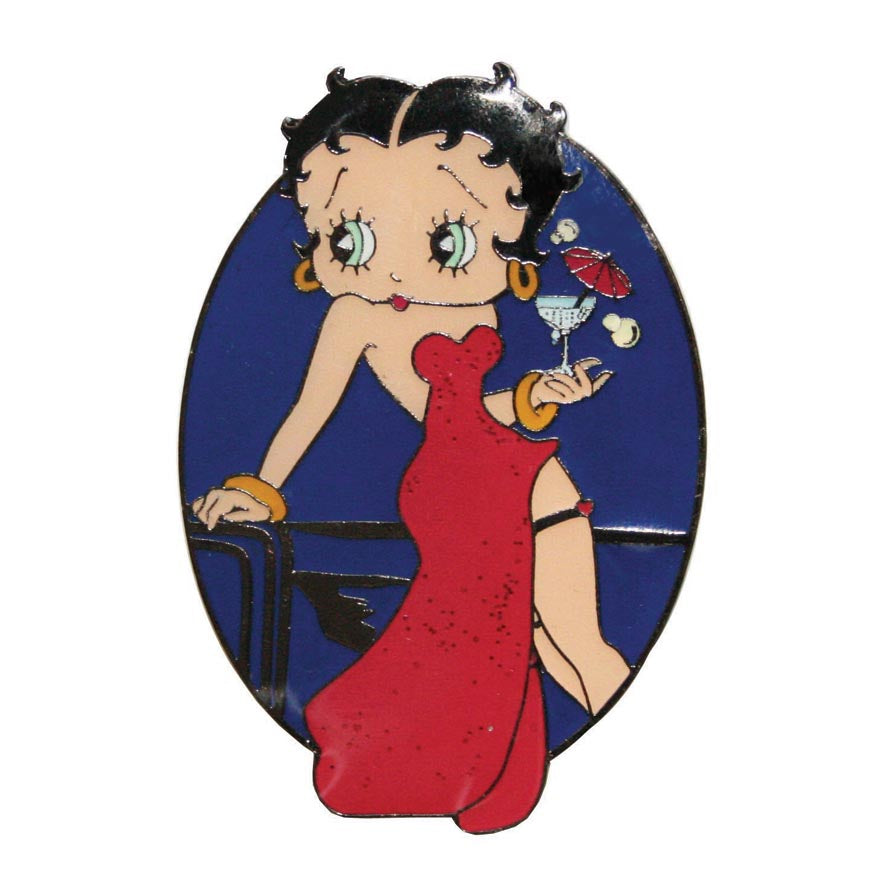 Betty Boop Lapel Pin Cocktail