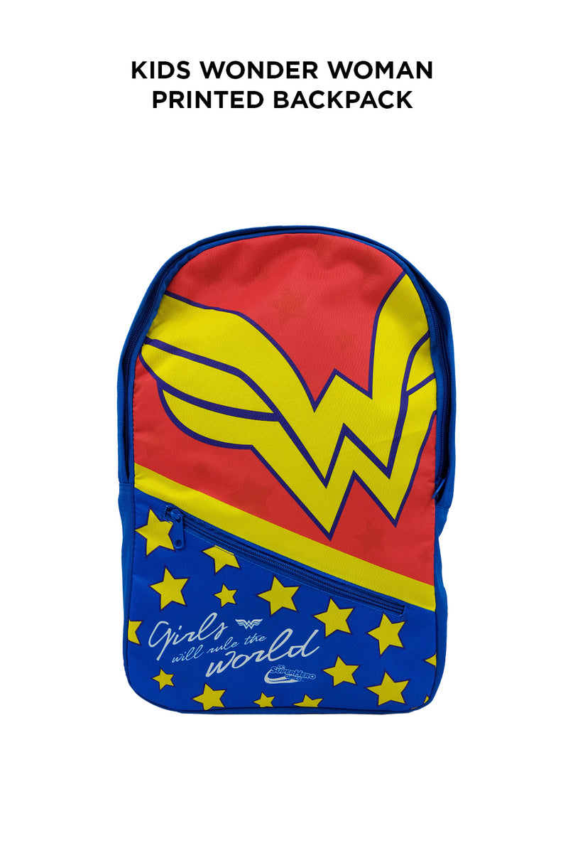 DC Kids Wonder Woman Printed Backpack
