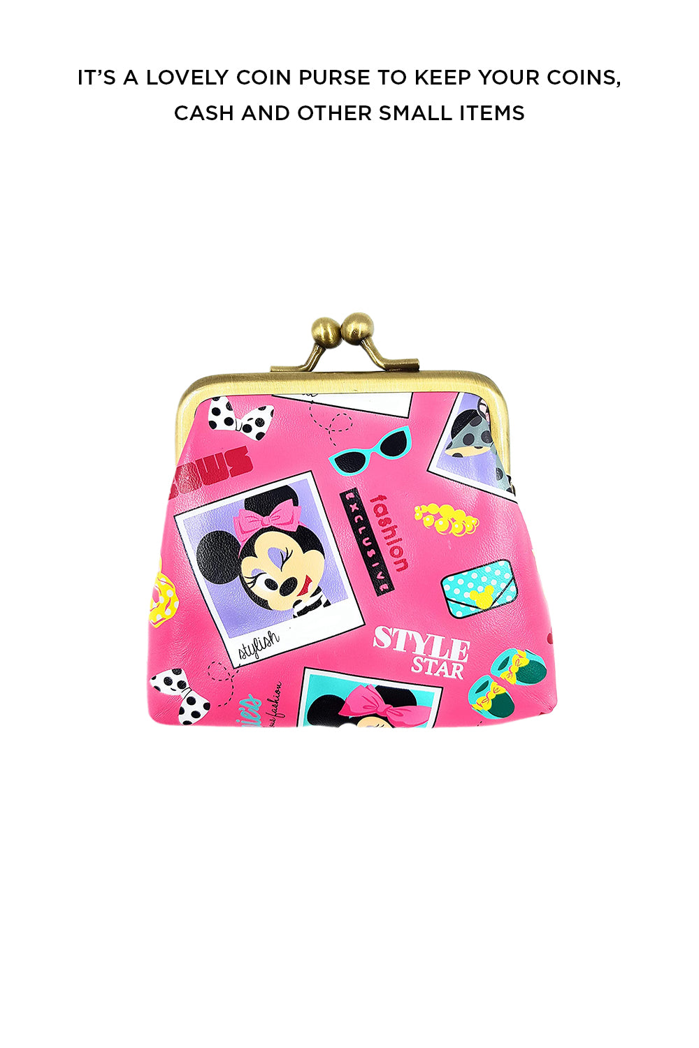 Disney Mini Mouse Claps Coin Purse