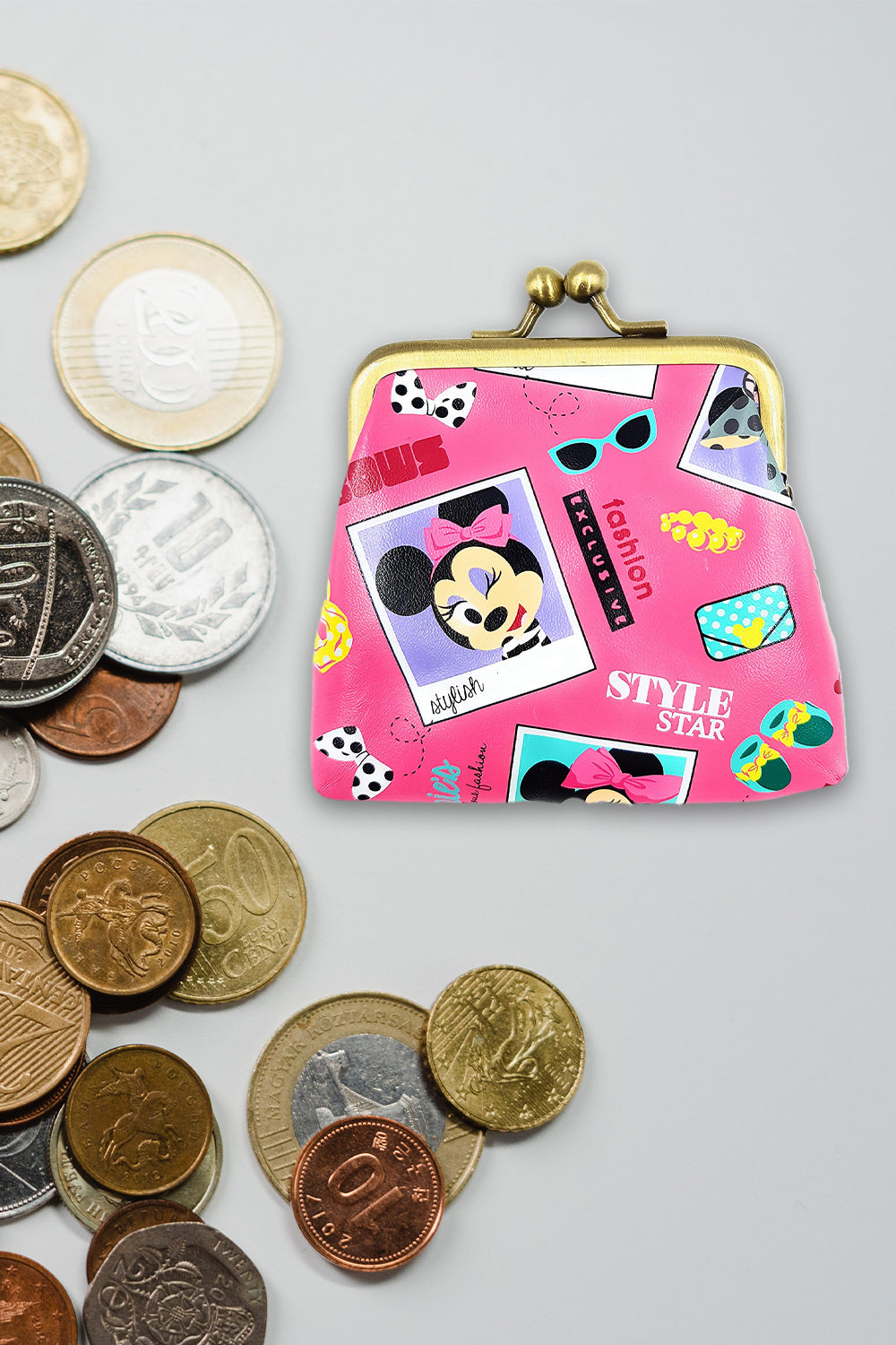 Disney Mini Mouse Claps Coin Purse