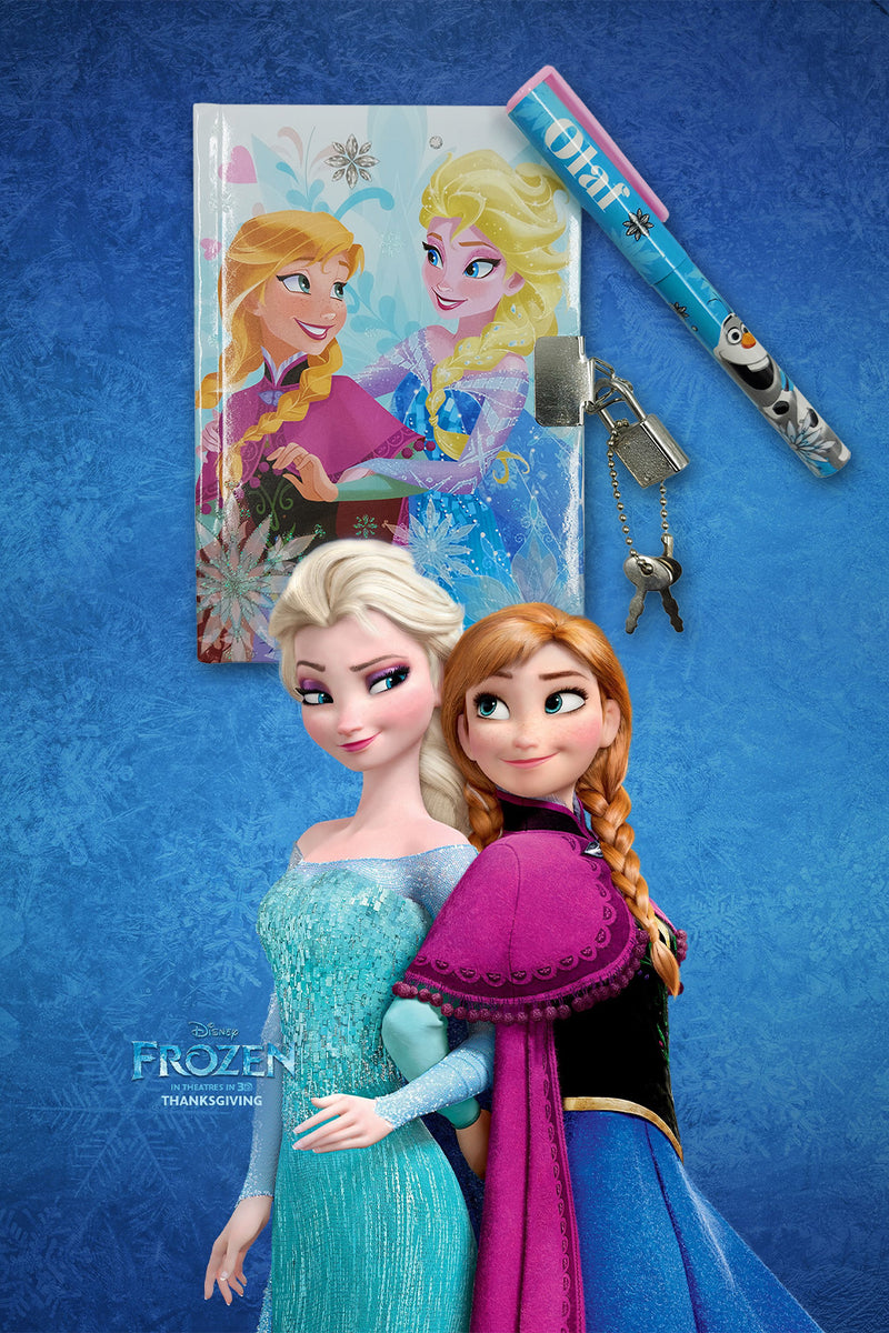 Disney Frozen Winter Queen Glitter Diary & Pen