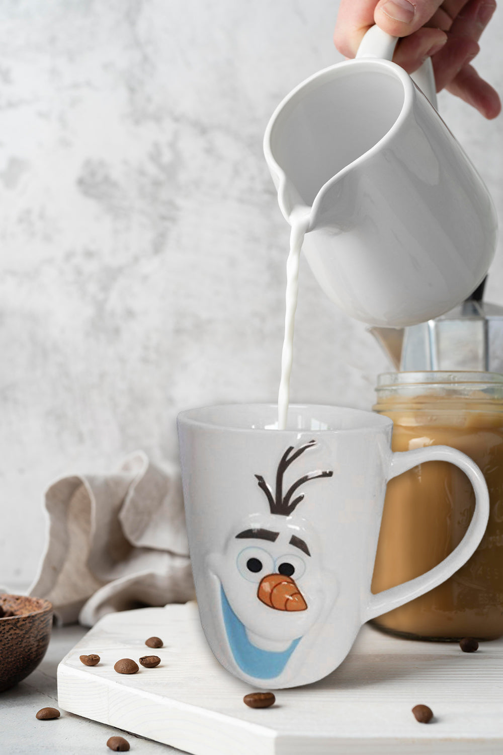 Disney Frozen Mug, 3D Olaf Face