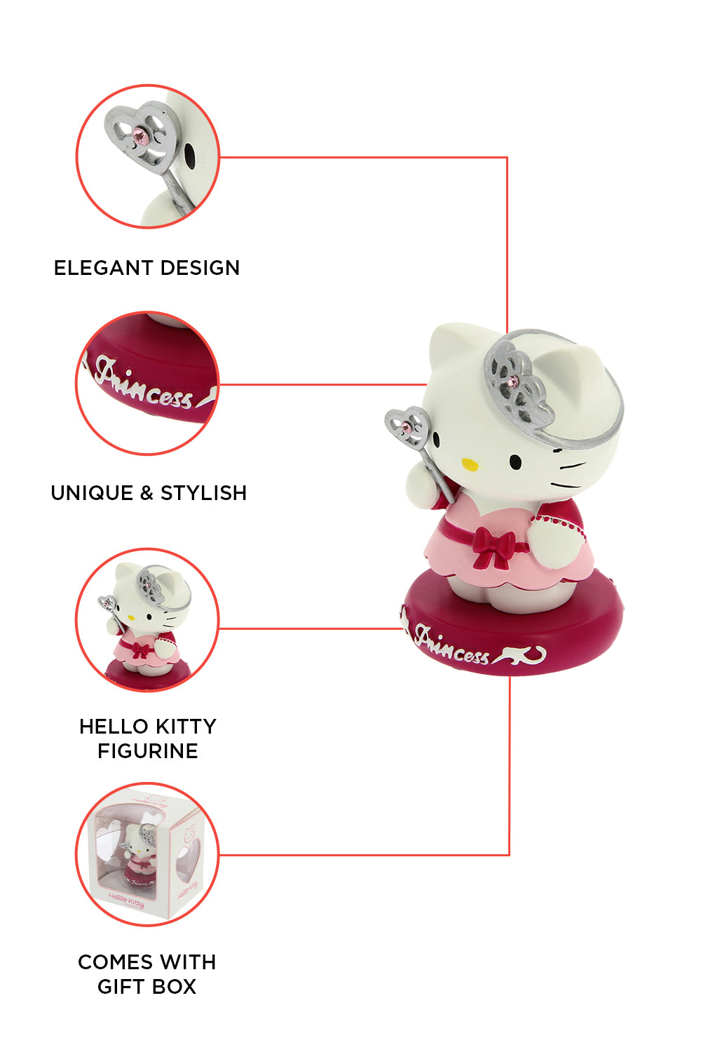 Hello Kitty " Princess "Ceramic Figurine