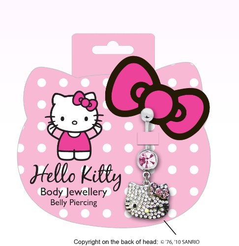 Hello Kitty Bling Belly Bar (Austrian Crystal)