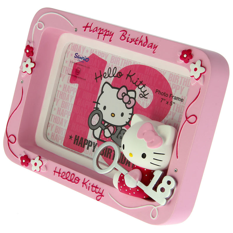Hello Kitty "18th BIRTHDAY " Ceramic Photo Frame